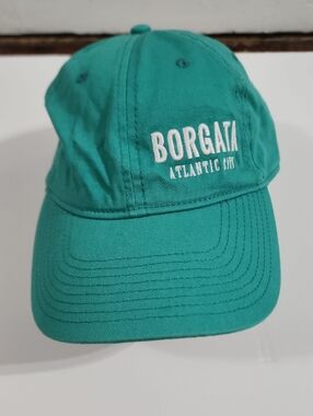 Borgata Atlantic City Logo Turquoise Baseball Cap NWOT Unisex